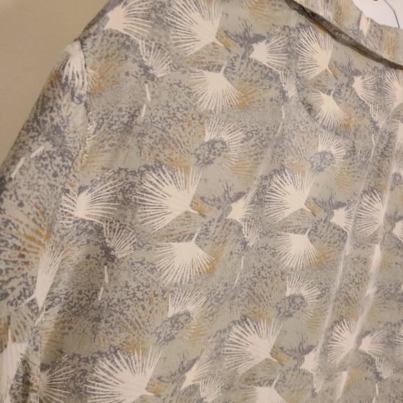 FireThorn Silk Causal Button Up - Picture 6 of 10